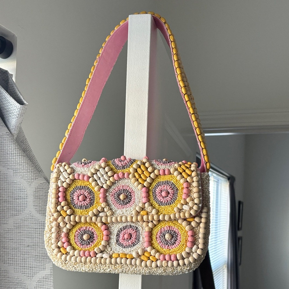 Colorful Beaded Women's Bag